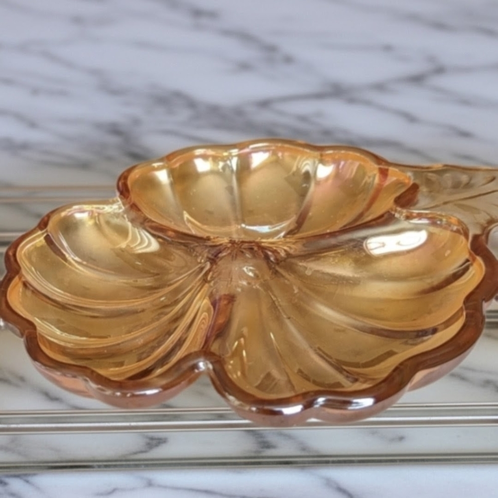 Jeanette Marigold Doric Candy Dish circa 1935-60